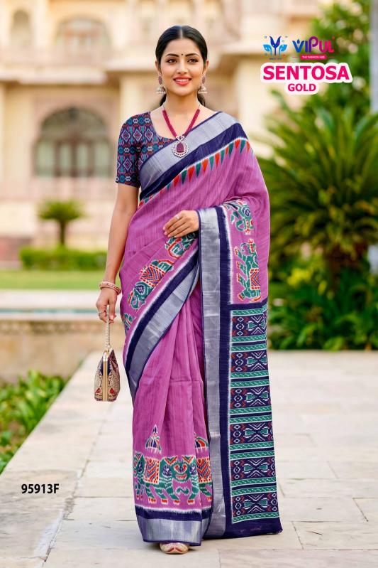 Vipul sentosa gold saree wholesalers surat